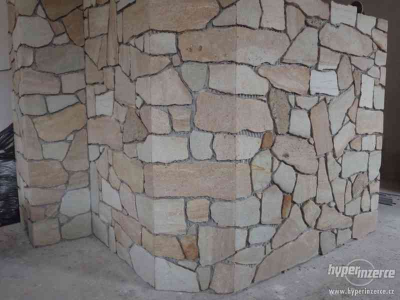 Přírodní pískovec - obkladový kámen - foto 2