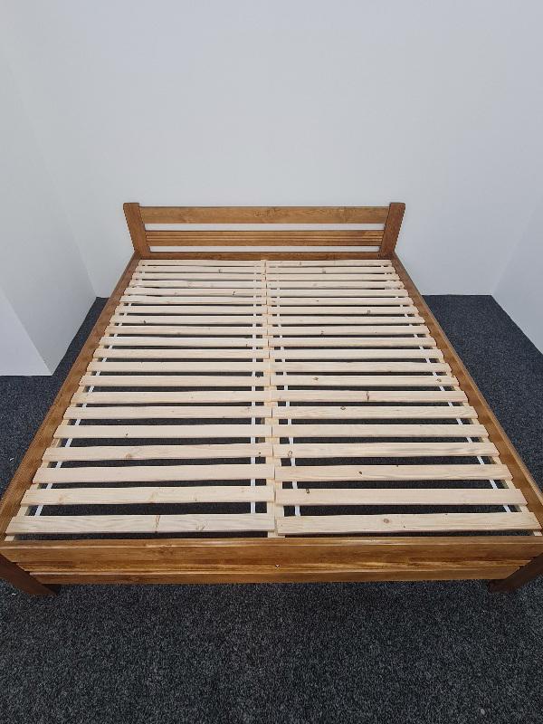 Prodám nové postele v moření dub zvýšené 160 nebo 180x200cm  - foto 2
