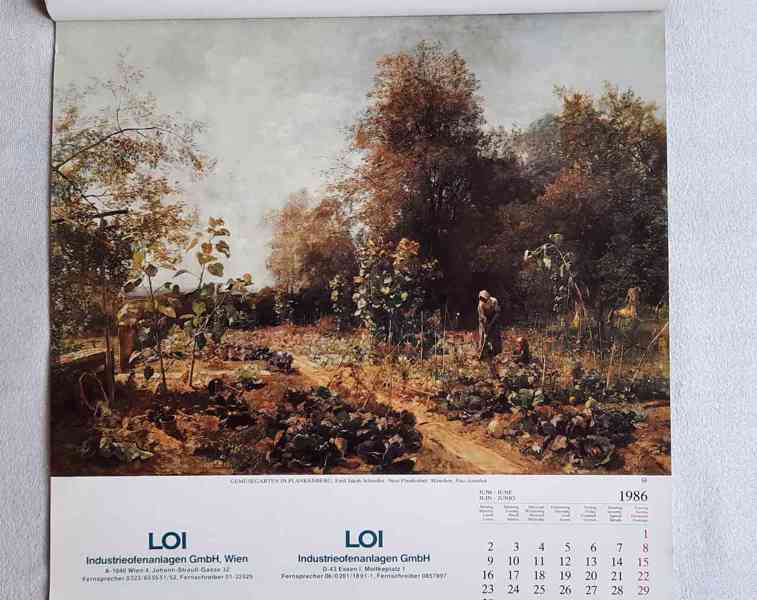 Emil Jakob Schindler - nástěnný kalendář  - foto 3