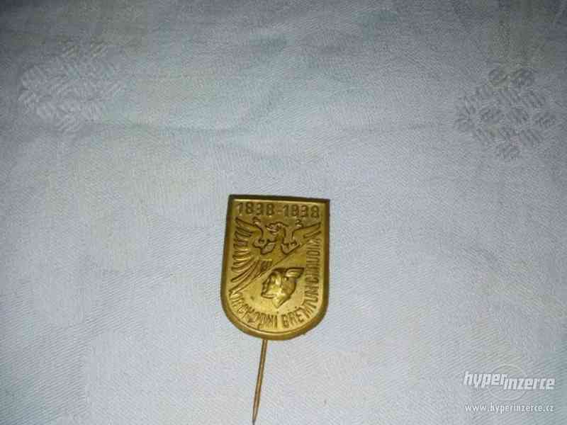 Odznak - OBCHODNÍ GREMIUM CHRUDIM 1838 - 1938 - foto 2