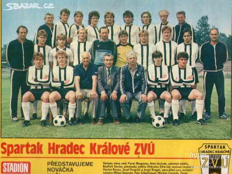 Spartak Hradec Králové - 1987 - fotbal - foto 1