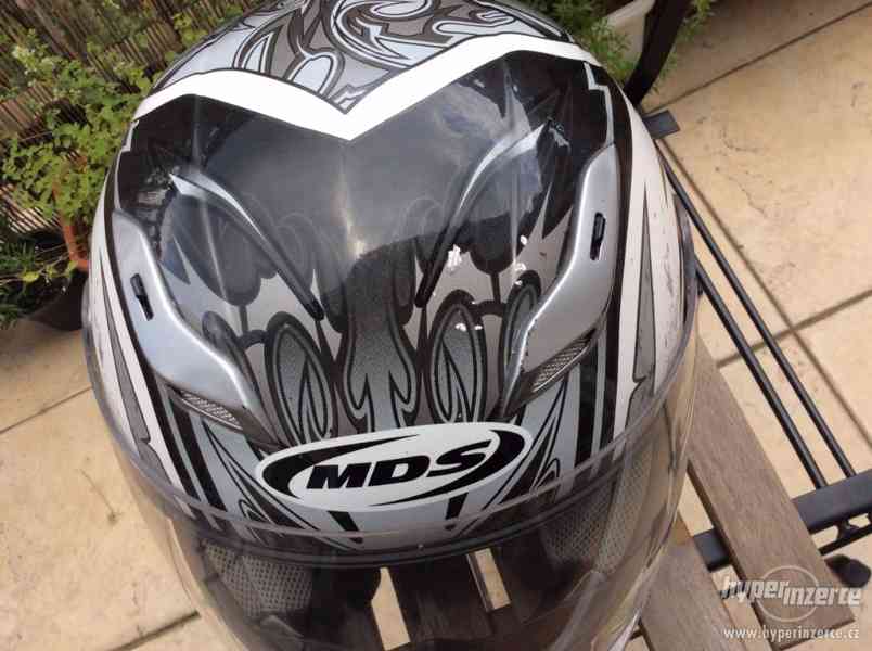 Integrální moto helma MDS Sprinter - vel. M - foto 7