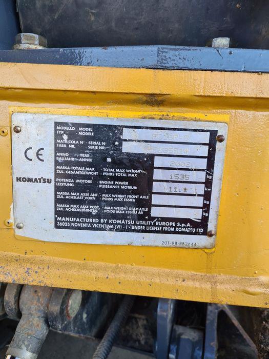 Minibagr Komatsu PC15R-8, 11,4 kW - foto 7