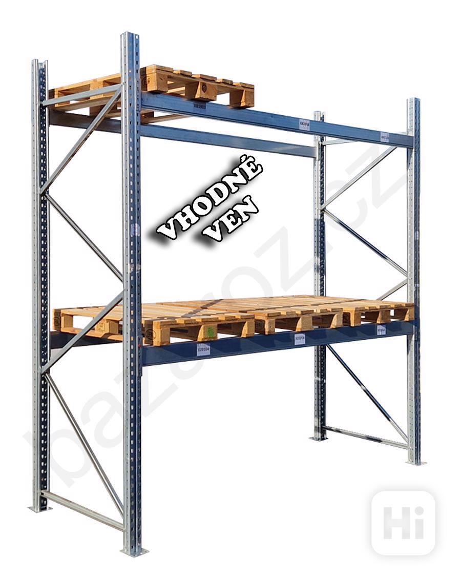 Paletové Regály Venkovní Pozinkované ZP použité - foto 1