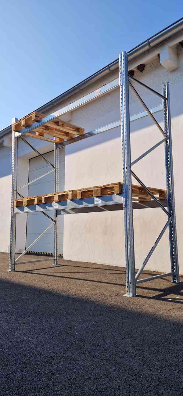 Paletové Regály Venkovní Pozinkované ZP použité - foto 10