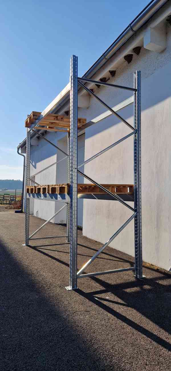 Paletové Regály Venkovní Pozinkované ZP použité - foto 6