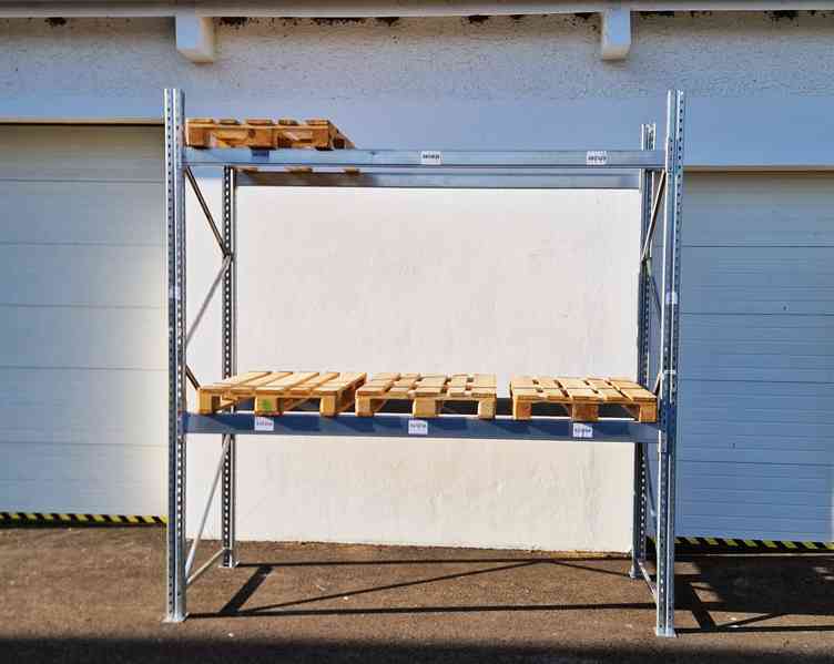 Paletové Regály Venkovní Pozinkované ZP použité - foto 3