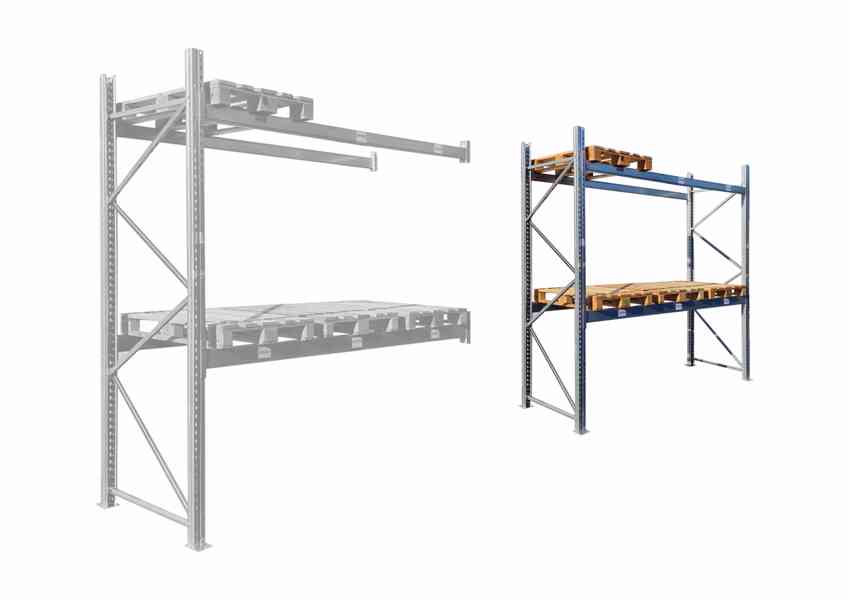 Paletové Regály Venkovní Pozinkované ZP použité - foto 12