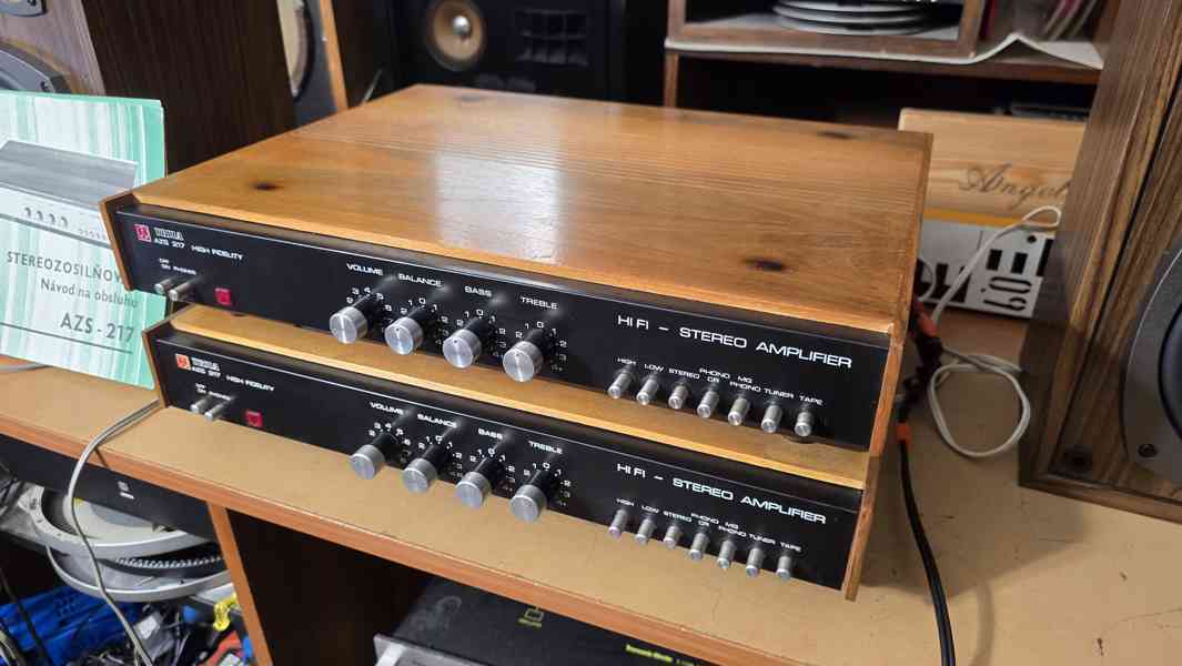 TESLA AZS 217 stereo zesilovač - foto 3