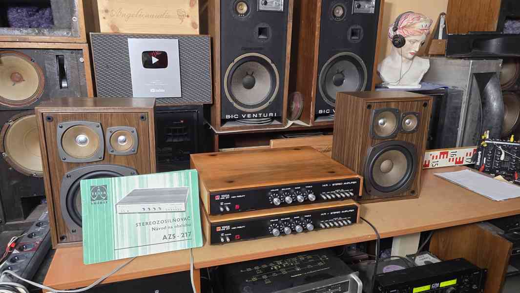 TESLA AZS 217 stereo zesilovač - foto 2