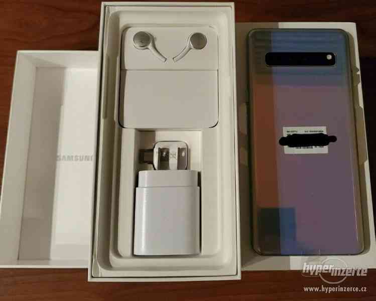 Samsung Galaxy S10 5G - 256 GB - Stříbrný GSM Unlocked Nový - foto 3