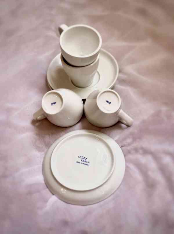 Kahla porcelánový servis– 6 šálků + 6 podšálků - foto 3