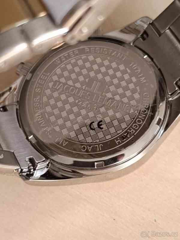 Luxusní pánské hodinky Jacques Lemans Chronograph (Nové, v z - foto 5