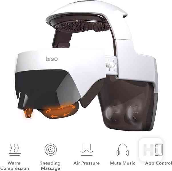 Breo iDream5 - Luxusní masážní přístroj hlavy a krku! - foto 6