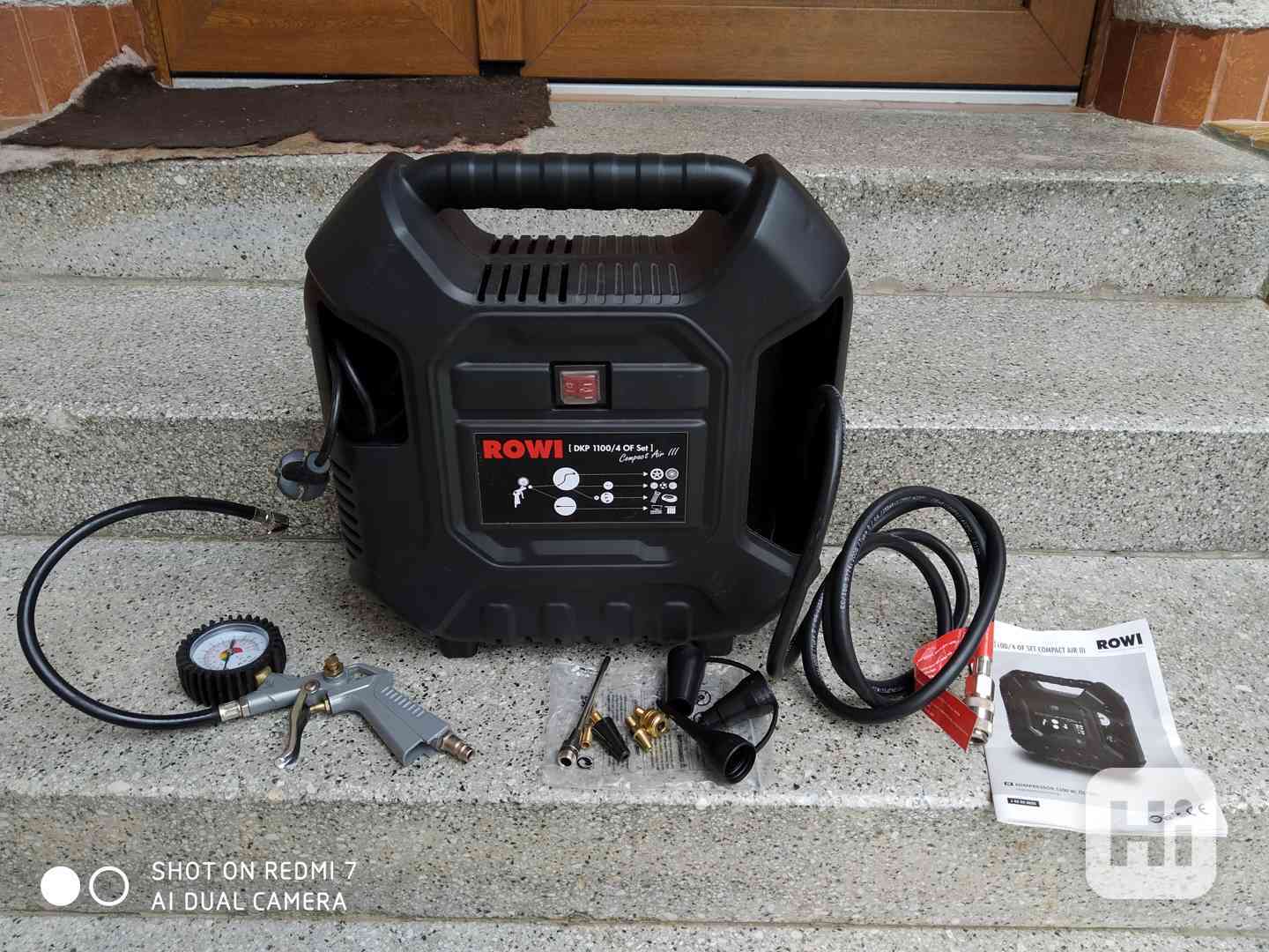 Prodám NEPOUŽITÝ Mobilní kompresor ROWI DKP 1100/4 - 8 barů. - foto 1