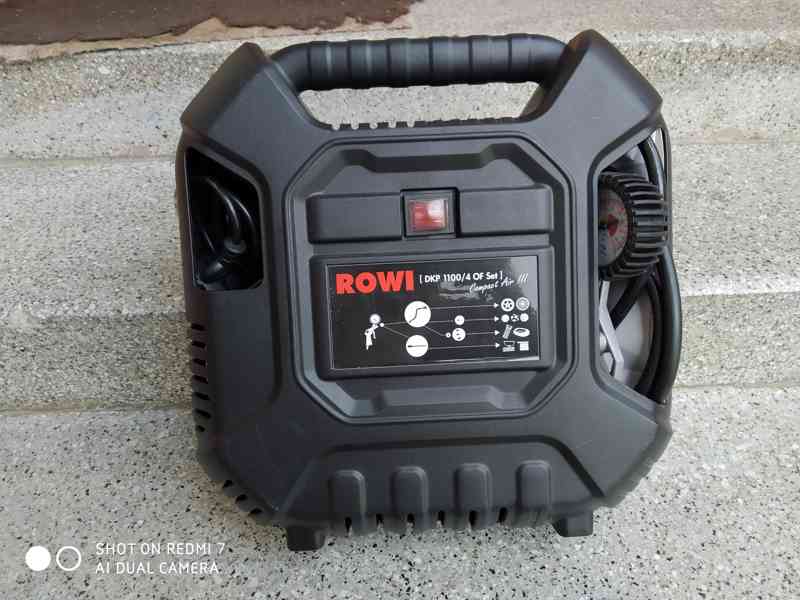 Prodám NEPOUŽITÝ Mobilní kompresor ROWI DKP 1100/4 - 8 barů. - foto 5