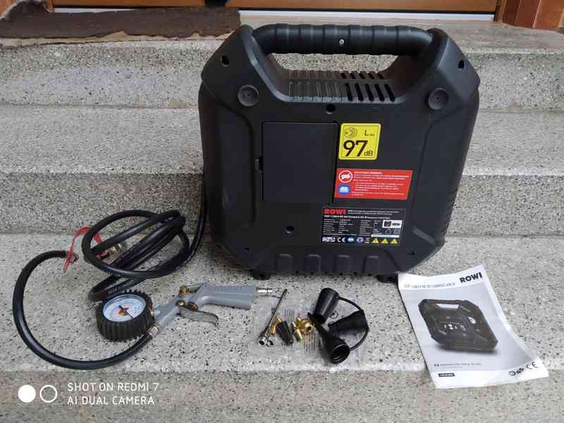 Prodám NEPOUŽITÝ Mobilní kompresor ROWI DKP 1100/4 - 8 barů. - foto 3
