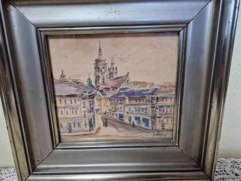 Hezký starý obrázek Praha Karel Flekna - foto 2
