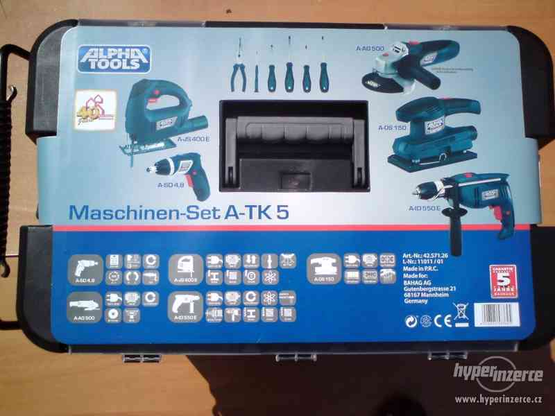 Sada nářadí v boxu Alpha tools set ATK-5 - foto 1