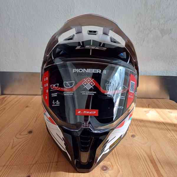 Enduro přilba LS2 MX436 Pioneer II Namib - foto 3
