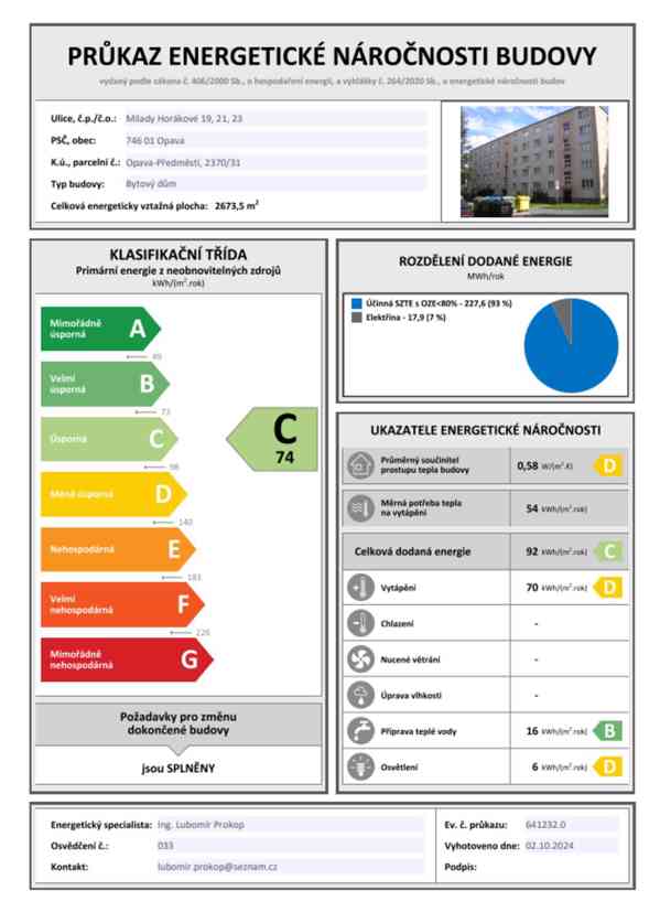 Prodej bytu 2+1 Opava, M. Horákové - foto 10