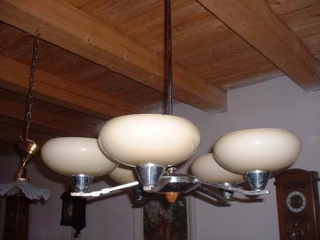 3 lustry + stropní lampa - foto 4