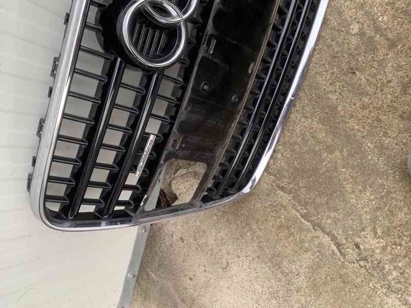 Maska audi q7 05-09 sline s-line naraznik Mrizka - foto 2