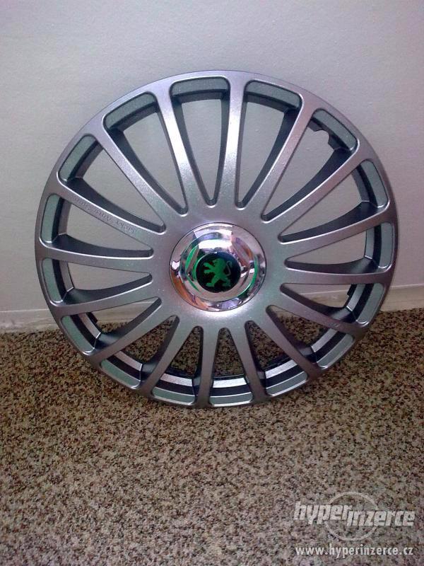 Poklice se znakem Peugeot 15" - sada 4 ks - foto 1