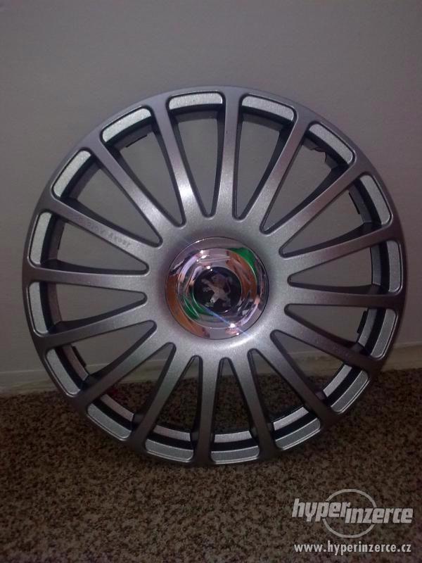 Poklice se znakem Peugeot 15" - sada 4 ks - foto 2