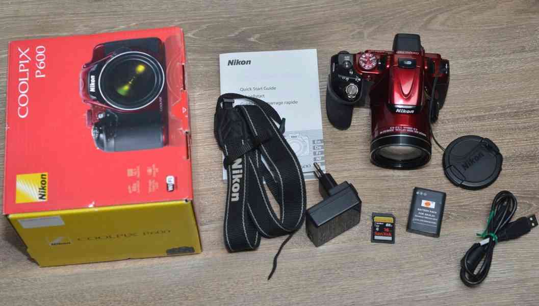 Nikon CoolPix P600 *60xOp.ZOOM*Full HDV*WIFI - foto 3
