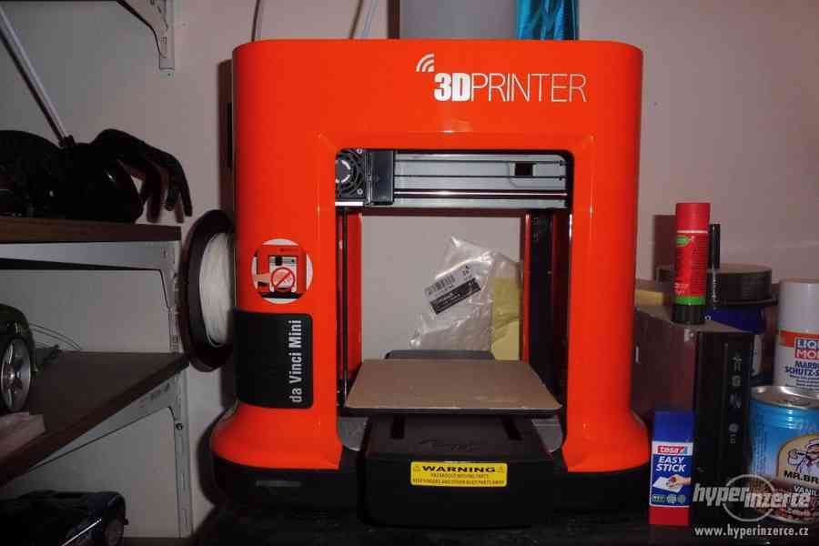 3D tiskárna XYZ DaVinci MiniW s filamenty - foto 2