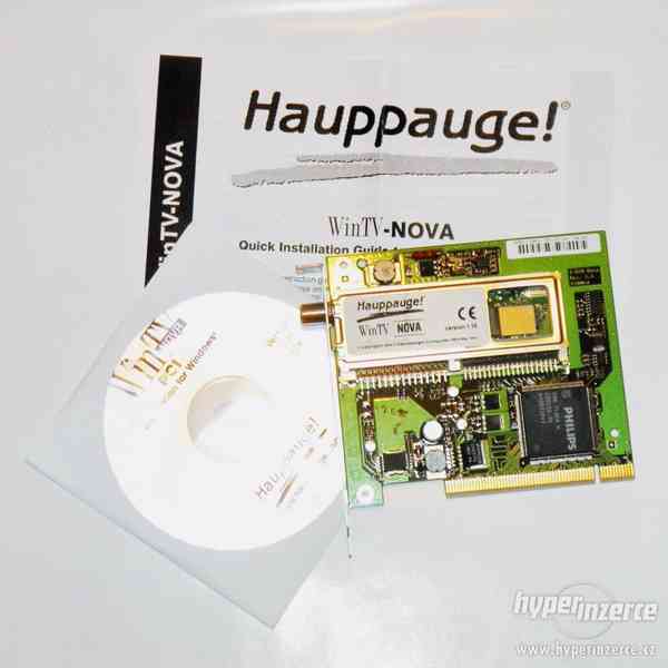 Nový digitální satelitní přijímač WinTV Nova 542 PCI.