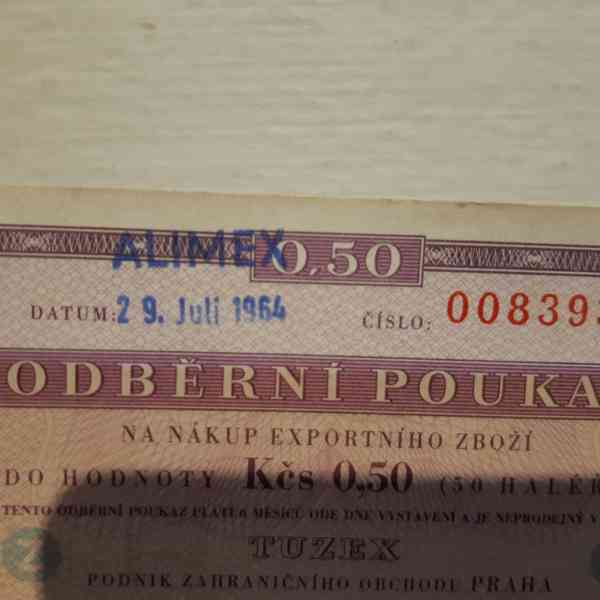 1/2l bon z roku 1964 Z - foto 2