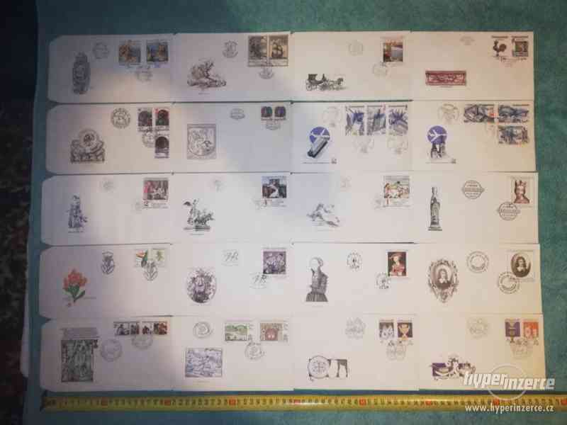 Obálky se známkami, s obrázky a razítky - 200 ks - foto 2