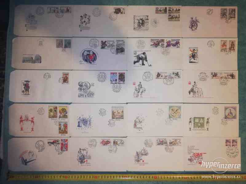 Obálky se známkami, s obrázky a razítky - 200 ks - foto 5