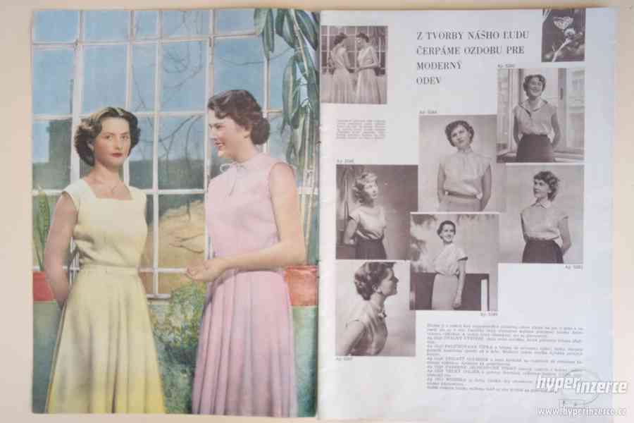 Slovenský časopis Móda textil č. 4 z r. 1952 - foto 2