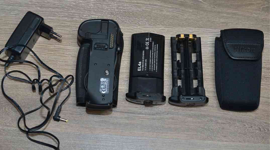 Nikon MB-D10+battery EL4a grip pro Nikon D300,D700 - foto 3