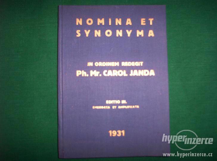 Nomina et Synonyma - foto 1