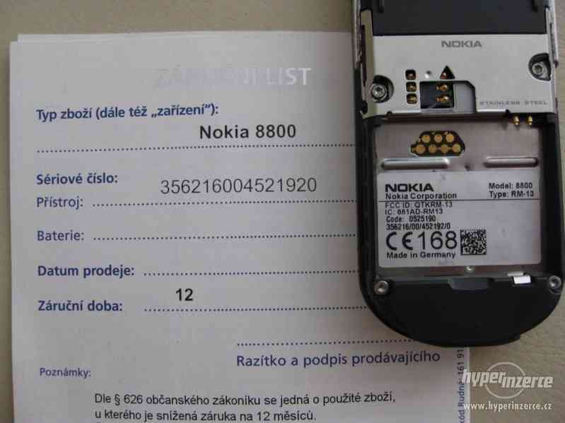 Nokia 8800 - mobilní telefony od 1.450,-Kč - foto 16