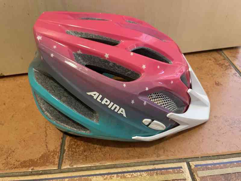Dětská přilba na kolo Alpina Sports vel. 50-55 cm - foto 2