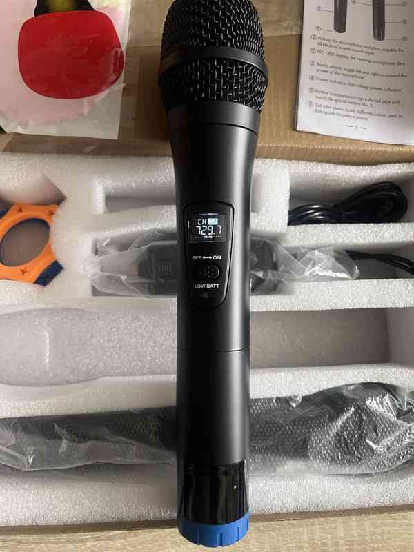 🎤 Bezdrátové karaoke mikrofony ALPOWL – stav nové - foto 8