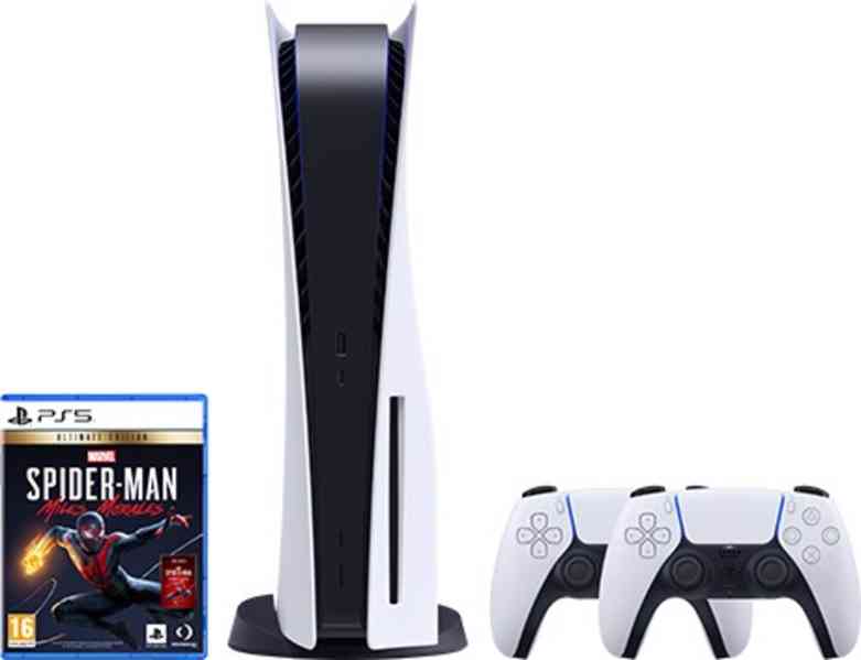 PlayStation 5 s mechanikou + Spider-Man hra + 2 ovladače/CZ