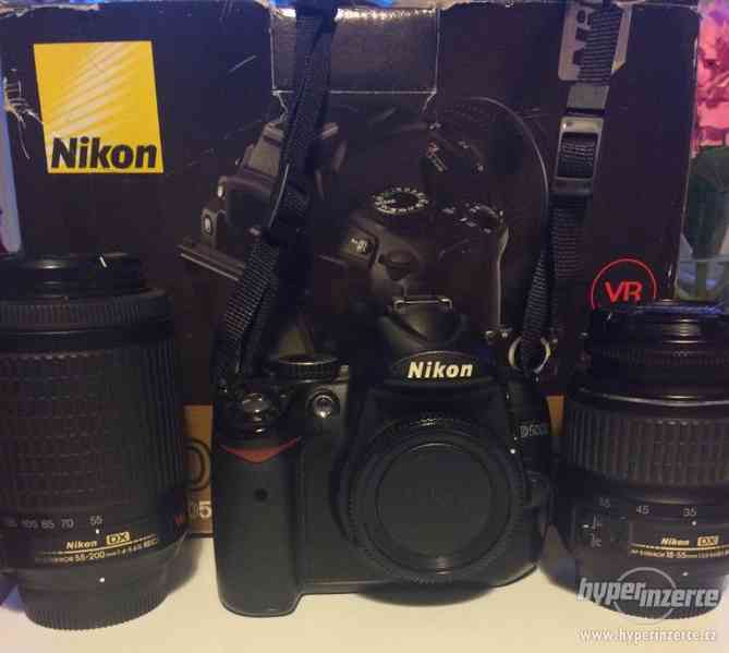 Nikon D5000 + dva objektivy - foto 1