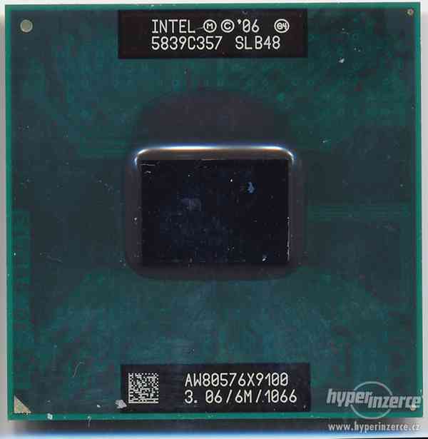 Intel Core 2 Extreme X9100 3.06/6M/1066 SLB48 laptop CPU - foto 1
