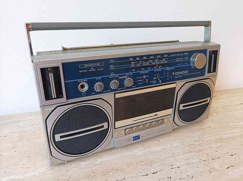 BOOMBOX Kenwood CR-100, made in Japan, rok výroby 1985  - foto 2