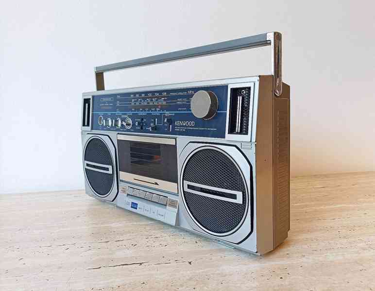 BOOMBOX Kenwood CR-100, made in Japan, rok výroby 1985  - foto 5