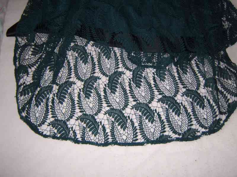 Dámská krajková kolová sukně - foto 2