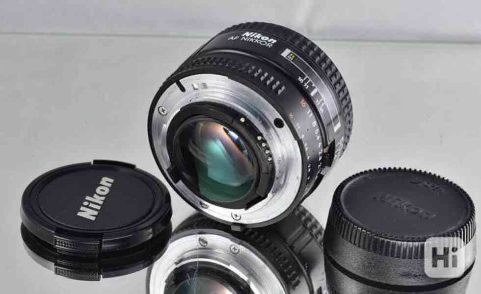 Nikon AF Nikkor 50mm f/1.4 **1:1.4, FX, PEVNÝ Objektiv - foto 2