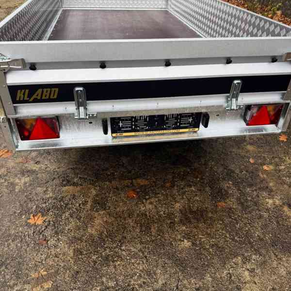 Nový bržděný přívěsný vozík 1500kg, 3,20m x 1,55m, DPH - foto 8