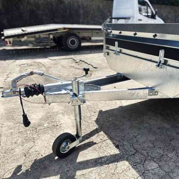 Nový bržděný přívěsný vozík 1500kg, 3,20m x 1,55m, DPH - foto 16